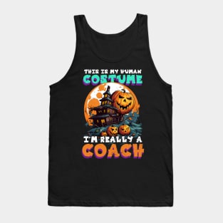 Halloween Coach Shirt | Human Costume I'm Coach Tank Top